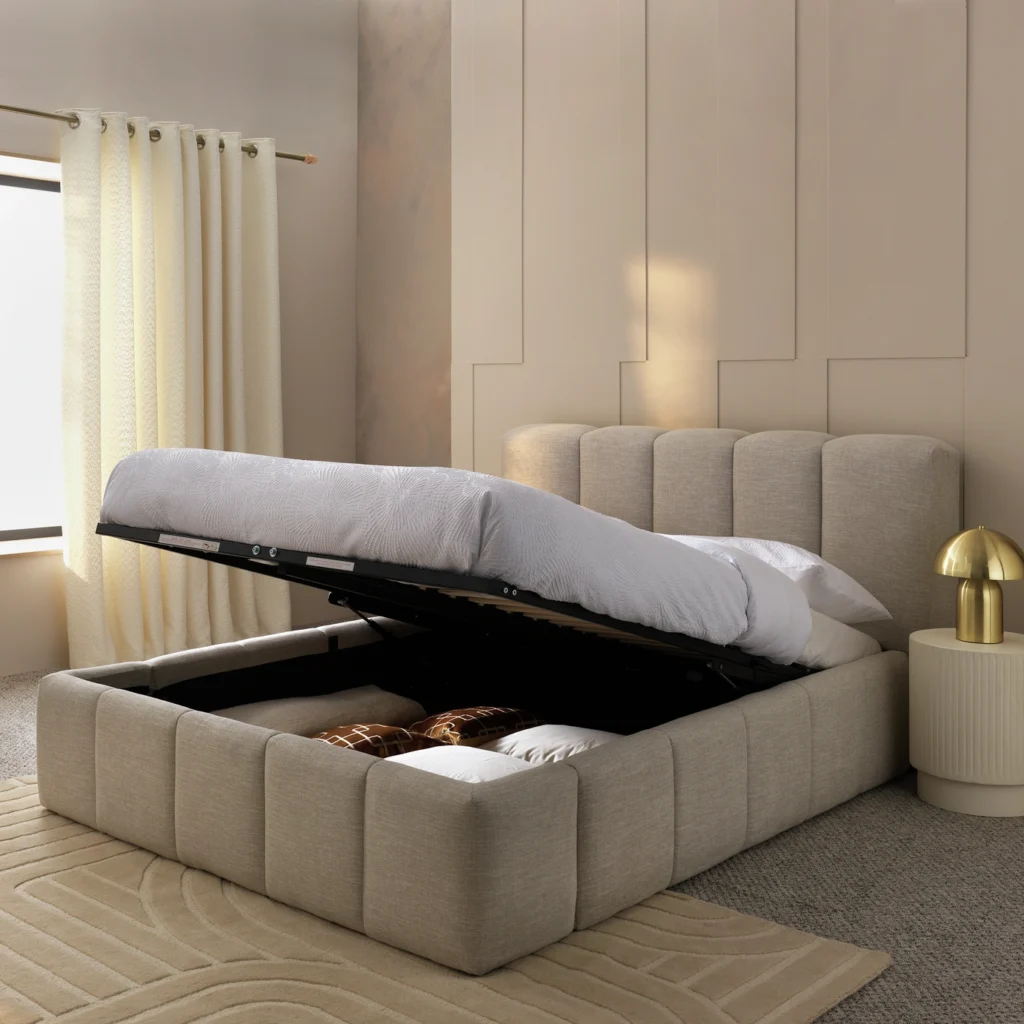 ottoman bed frame. Small Bedroom Organisation Ideas