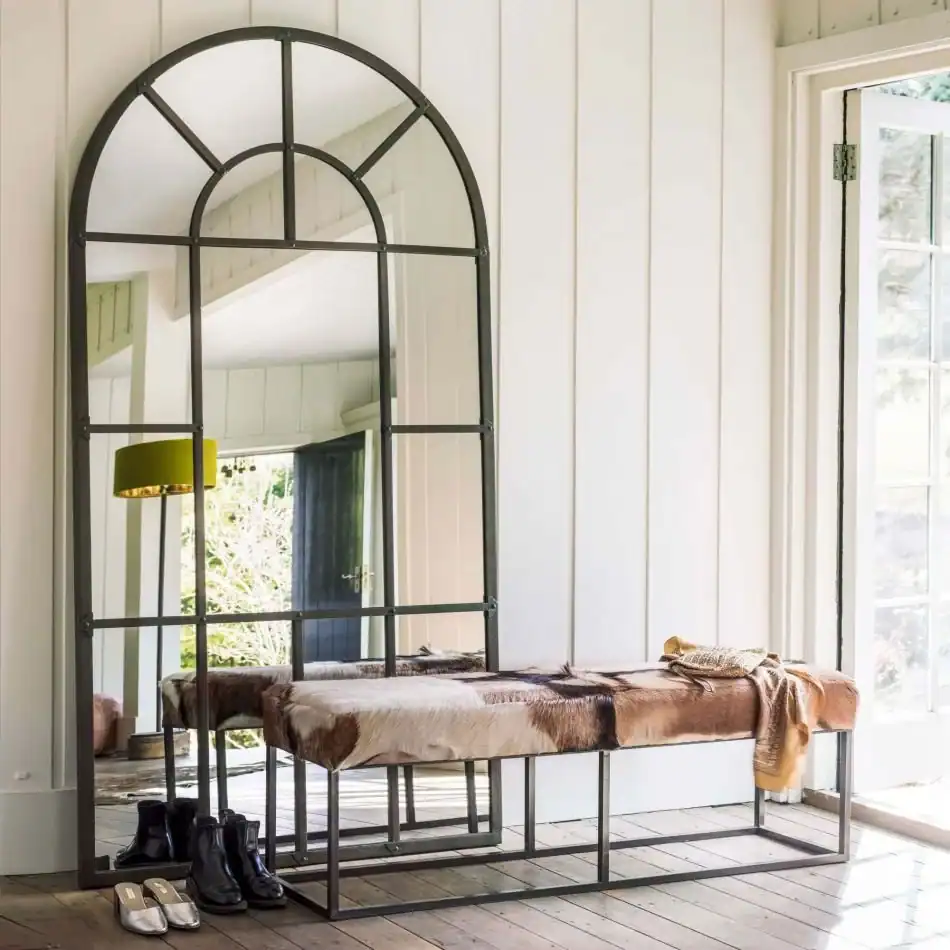 Large black floor mirror. Make Your Bedroom Look Expensive