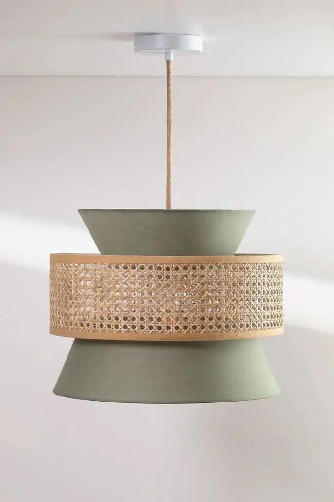 rattan ceiling lamp