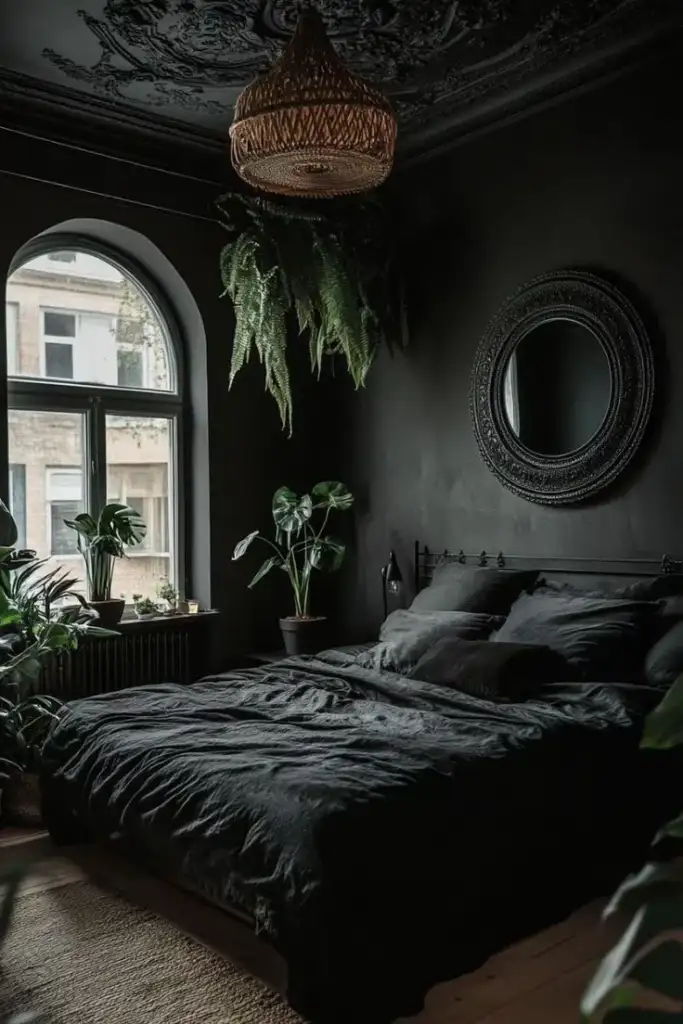 black bedroom inspiration