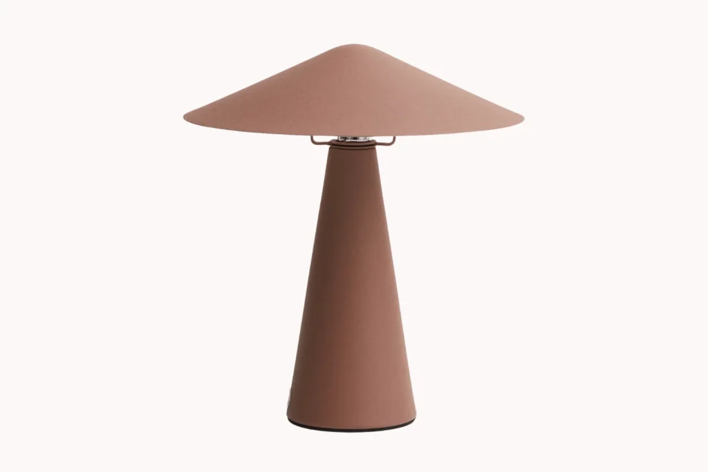 BROWN Metal table lamp. Mocha Mousse Homeware