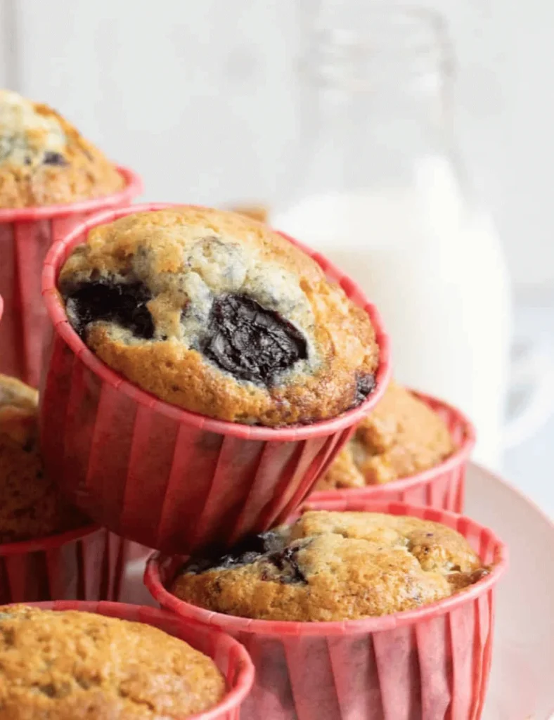 Easy White Chocolate & Cherry Muffins Recipe