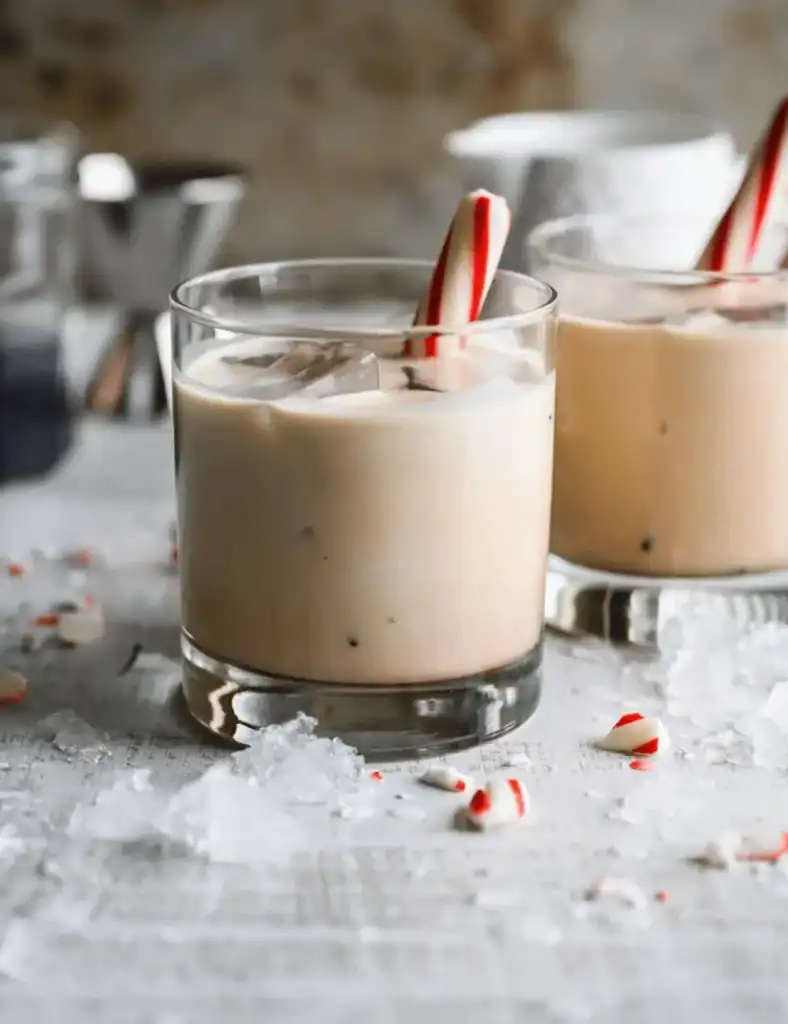 Peppermint White Russian. Coffee Mocktail Recipes