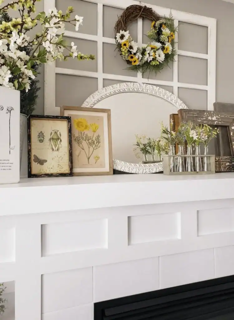 SUMMER MANTEL DECOR IDEAS