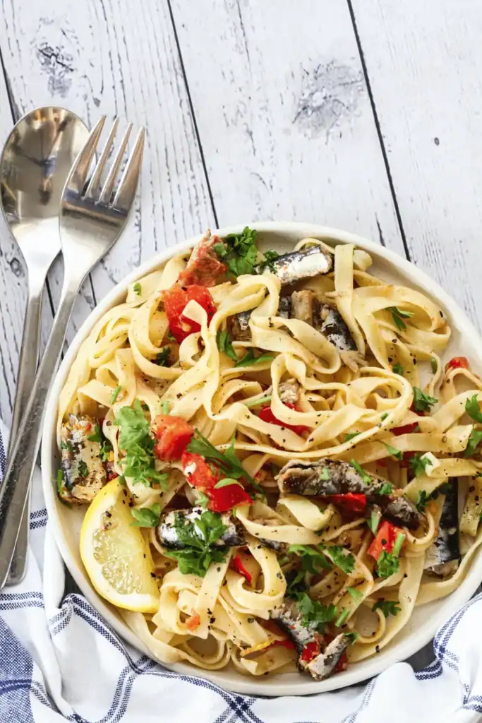 Spanish Sardine Pasta