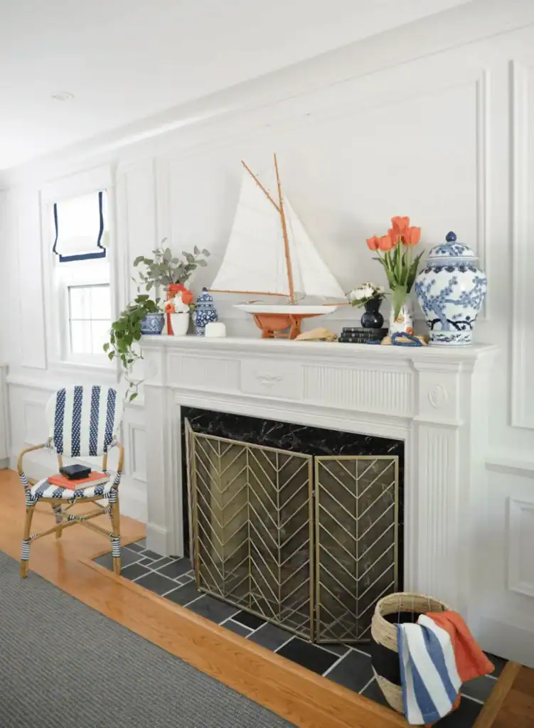 SUMMER MANTEL DECOR IDEAS