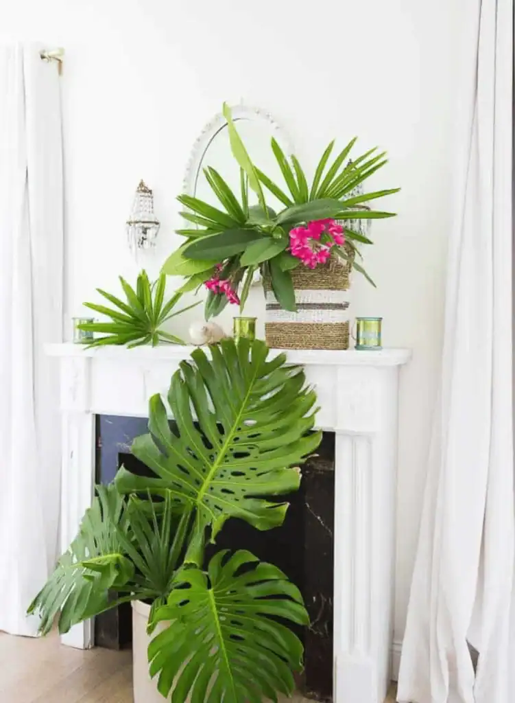 SUMMER MANTEL DECOR IDEAS