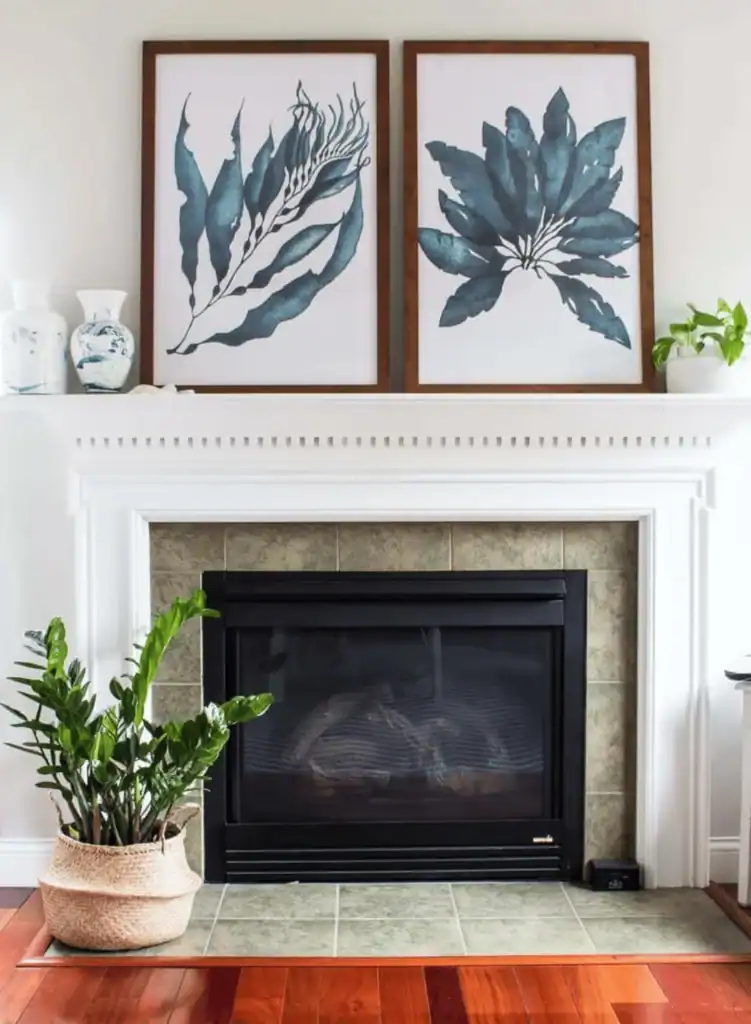 SUMMER MANTEL DECOR IDEAS