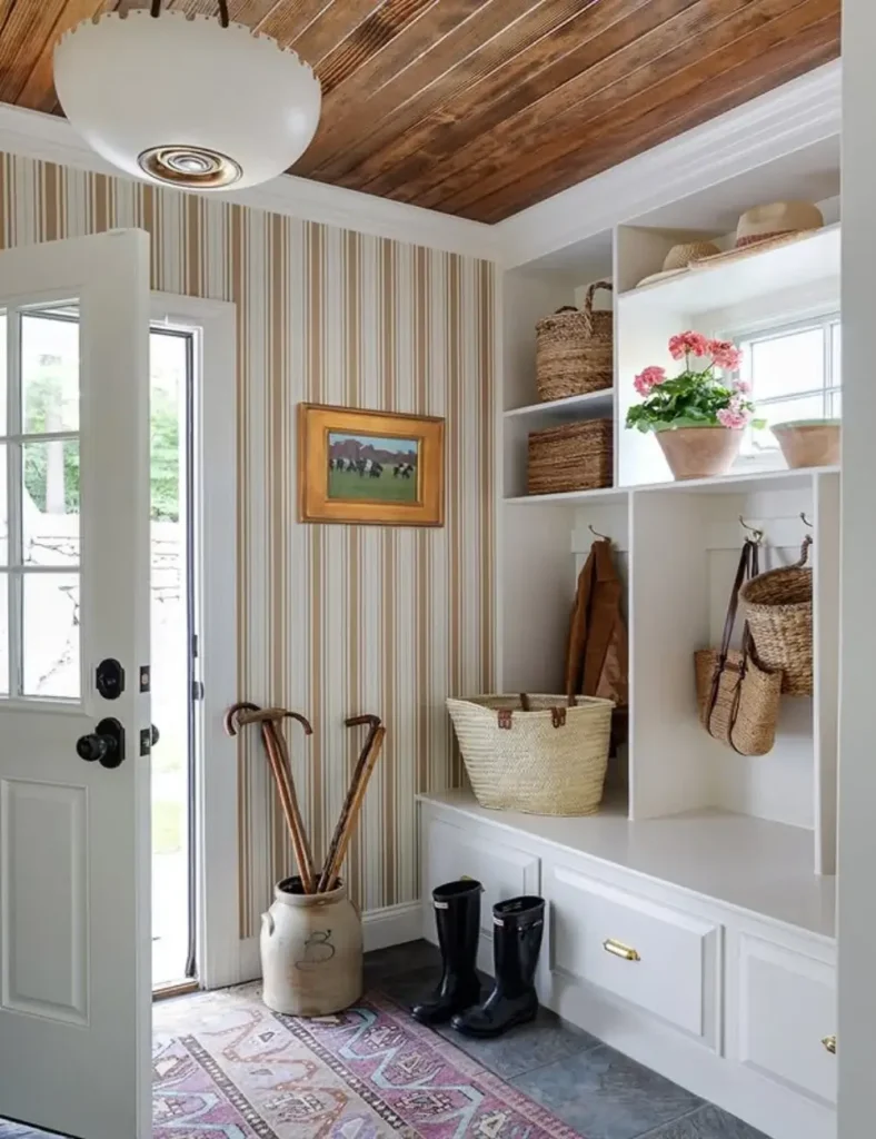 Cottagecore DIY mudroom DECOR IDEAS