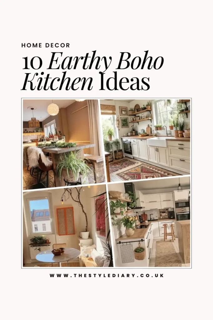 Earthy Boho Kitchen Ideas
