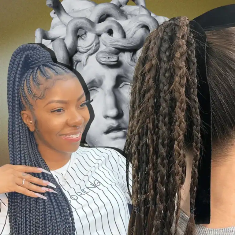 Medusa ponytail trend