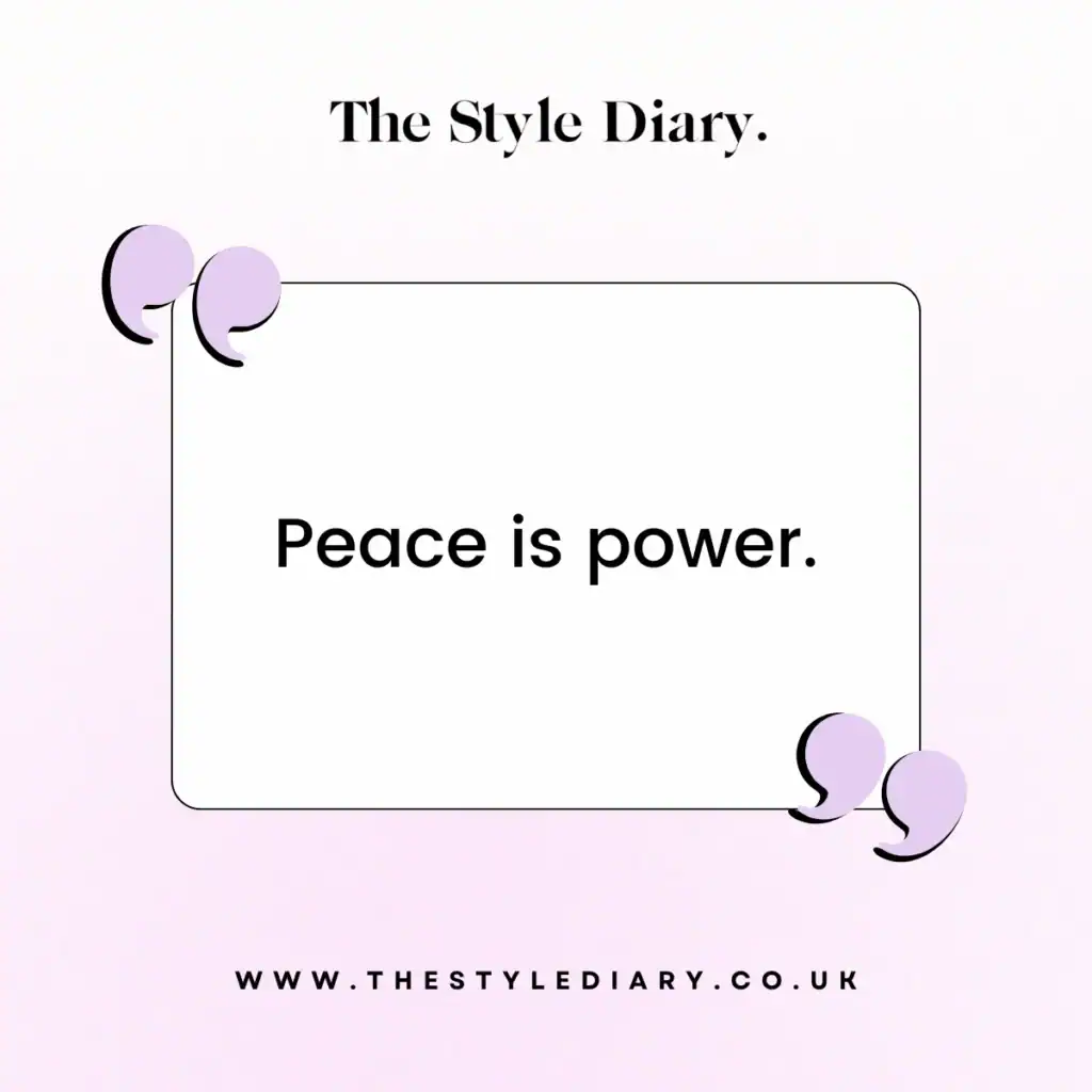 peace captions for Instagram