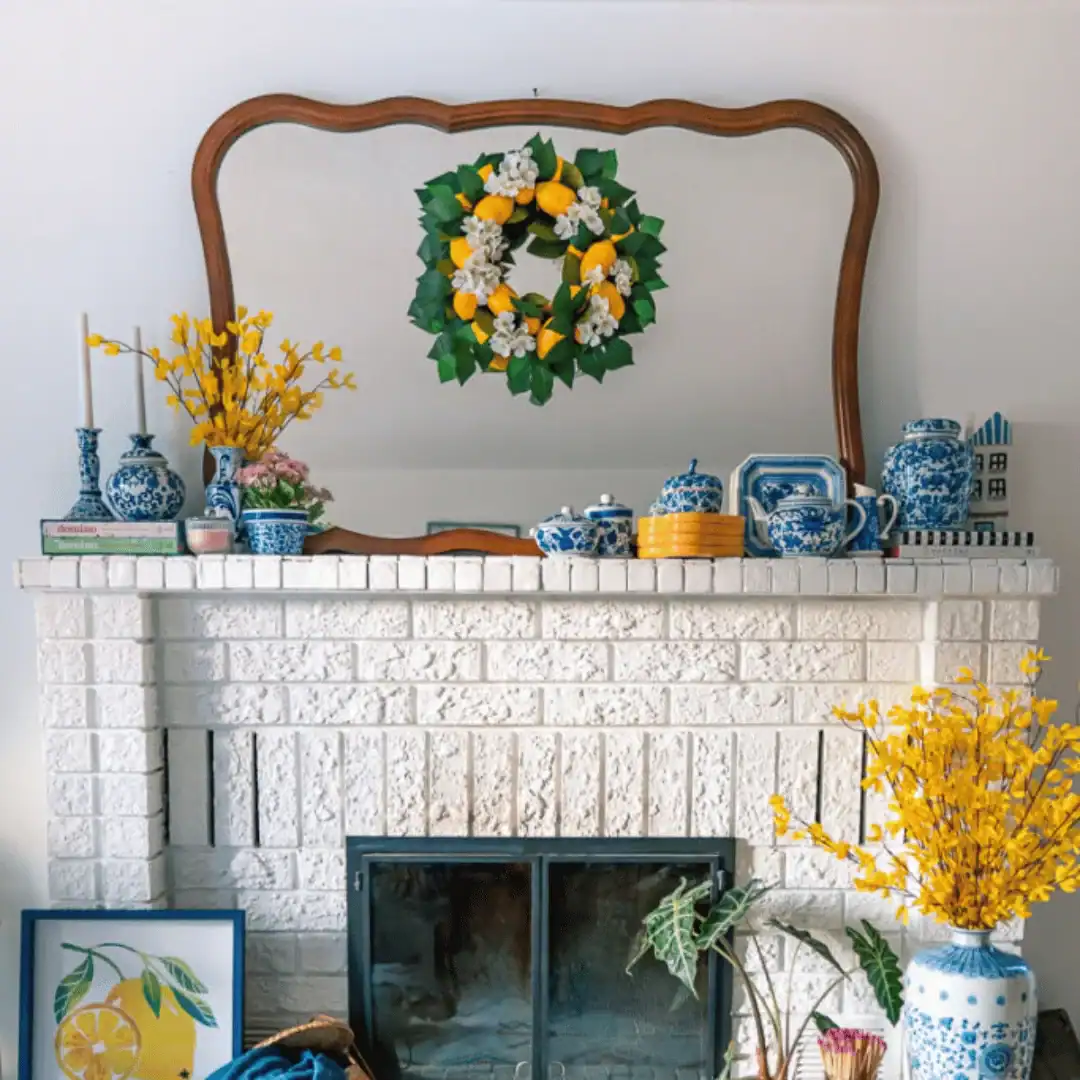 SUMMER MANTEL DECOR IDEAS