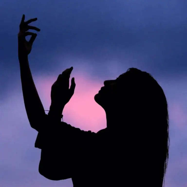 Silhouette-of-a-woman.-Journal-Prompts-For-Feminine-Energy