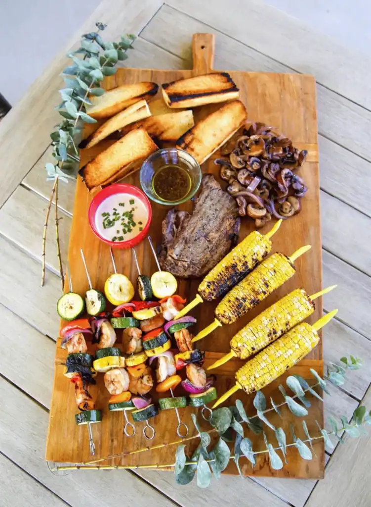 Steak Grilled Summer Charcuterie Board