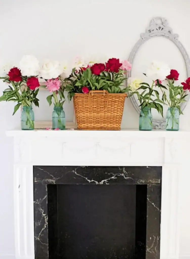 Summer mantel ideas