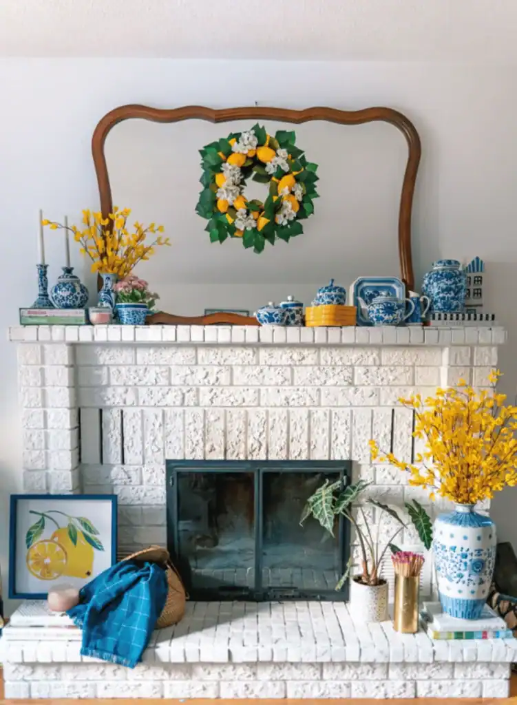 Summer mantel ideas