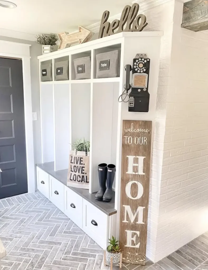 diy mudroom ideas