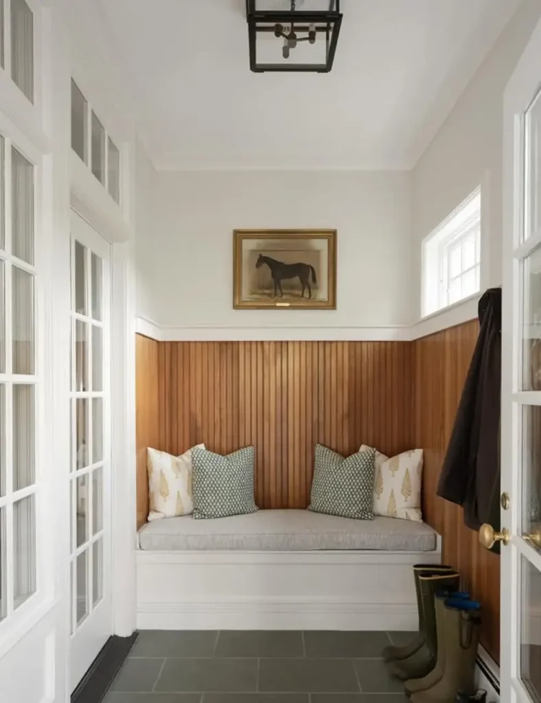 diy mudroom nook idea