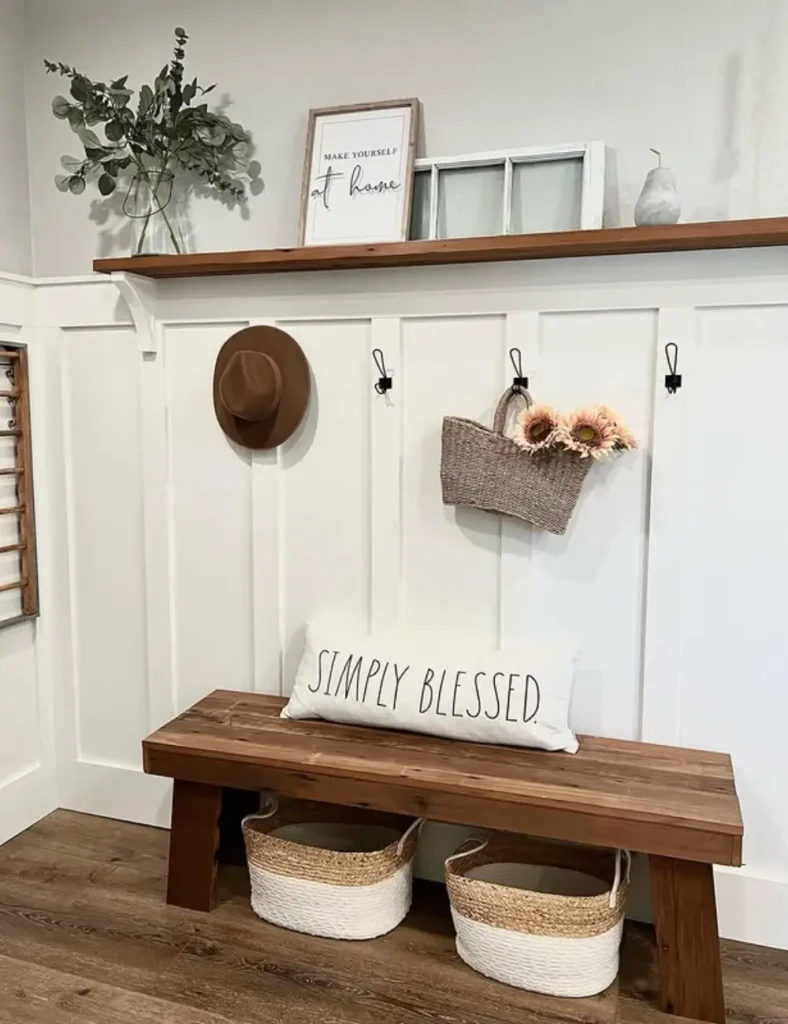 farmhouse diy mudroom ideas