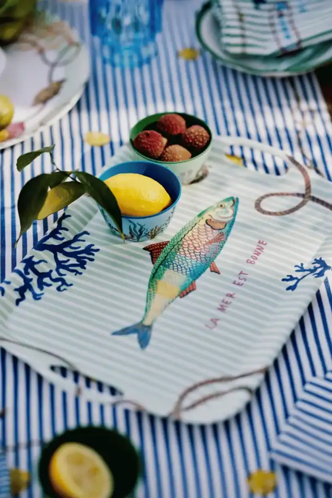 Nathalie Lete By The Sea Melamine Tray