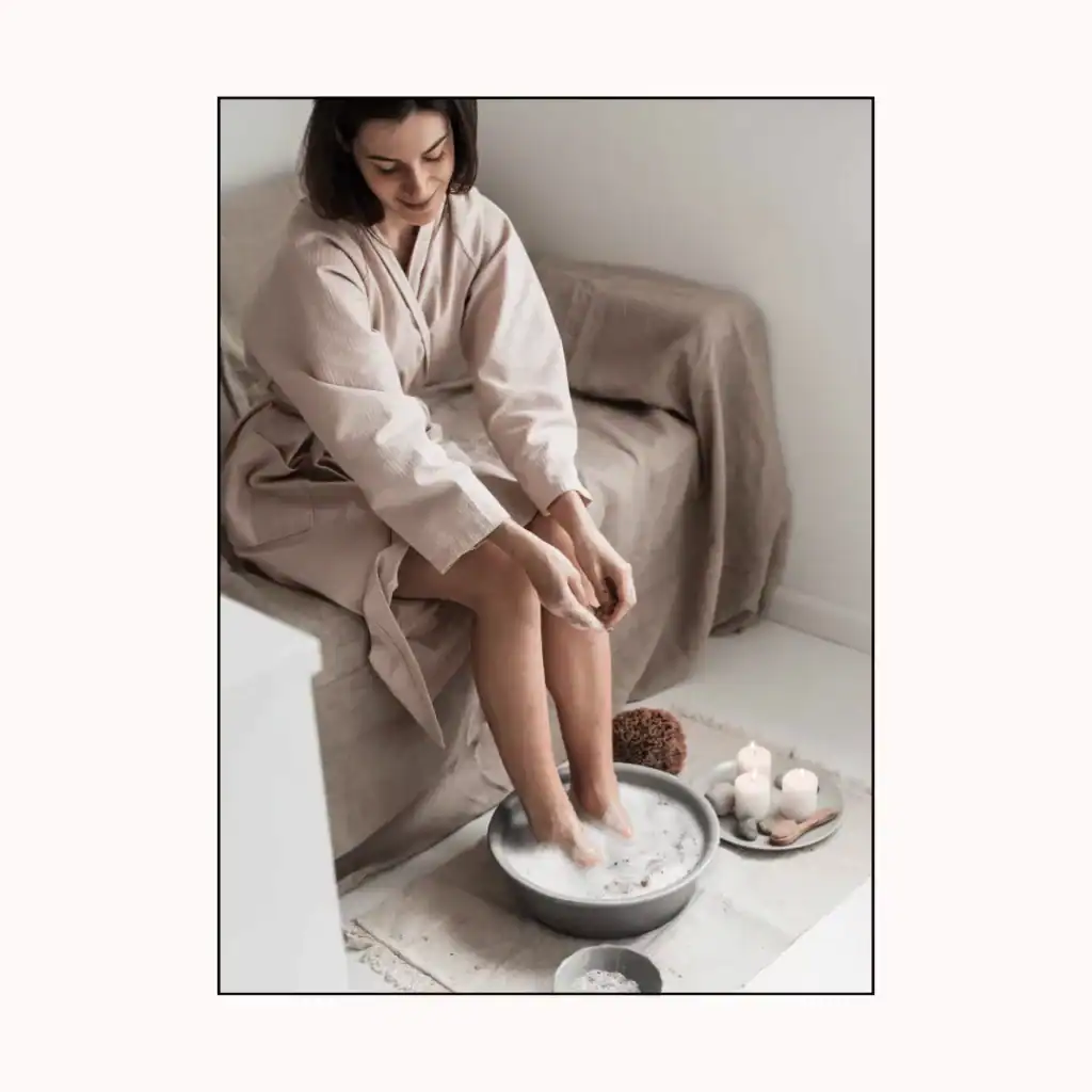 woman-having-a-foot-spa-at-home-self-care-sunday-quotes