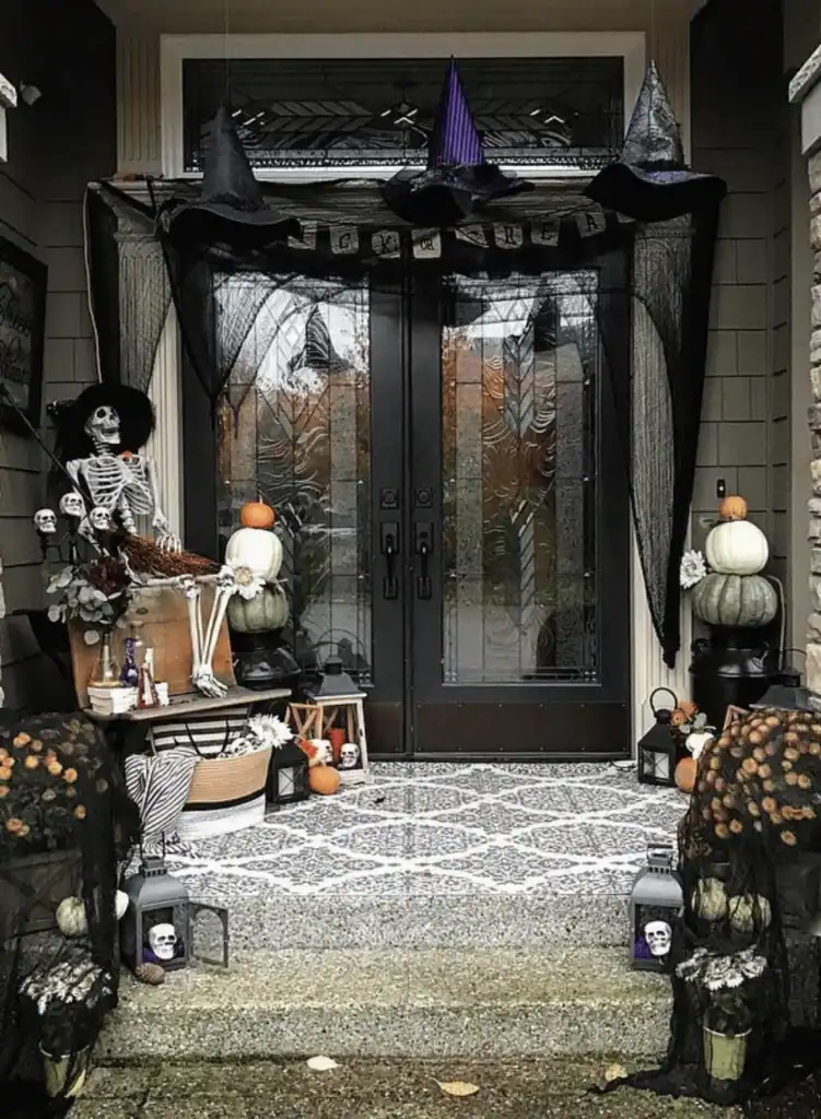 halloween front porch ideas