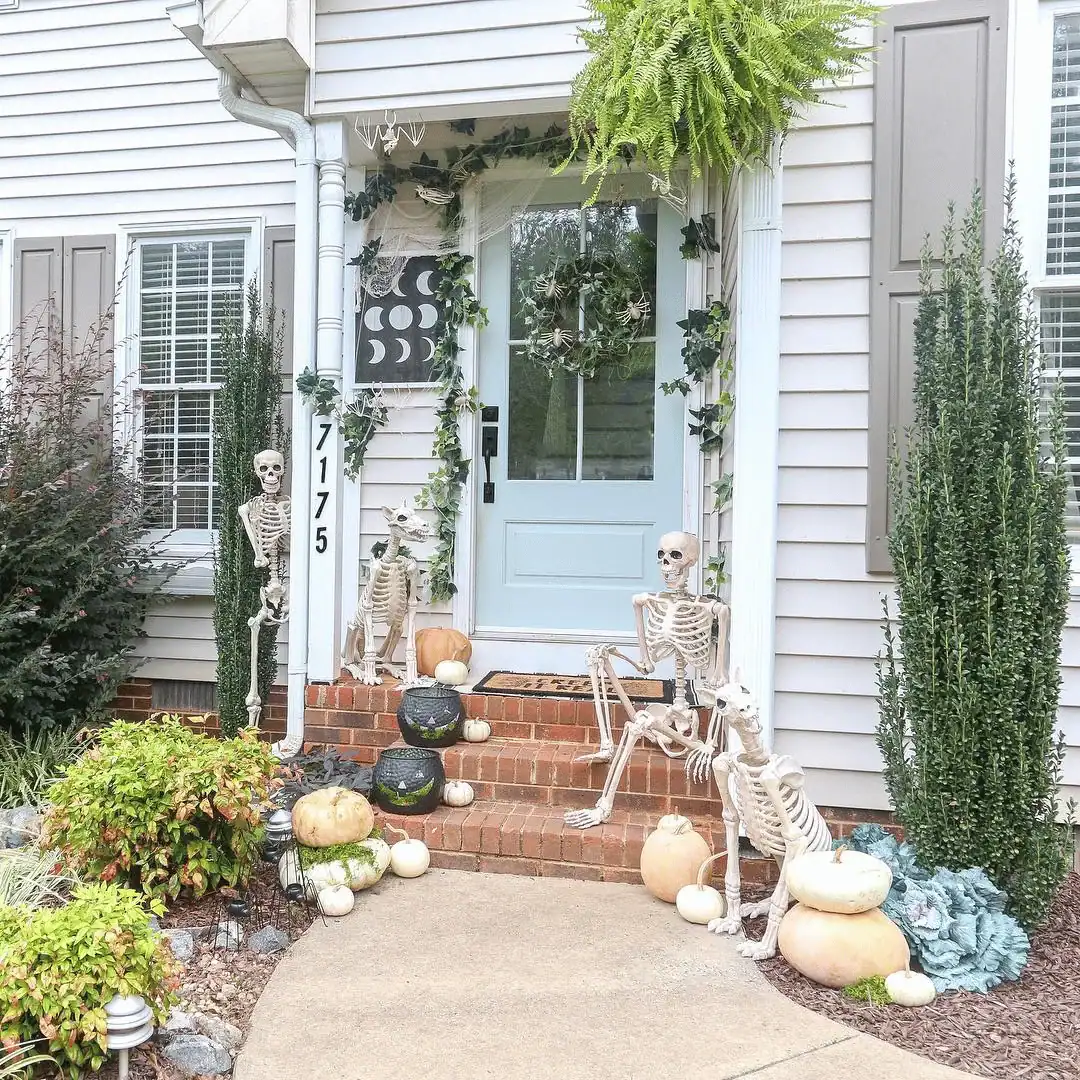 halloween front porch idea