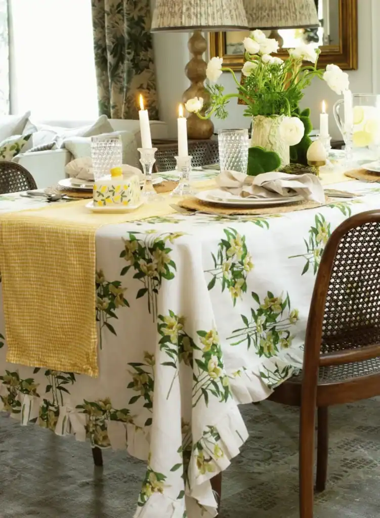 lemon tablescape ideas
