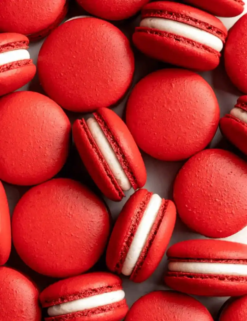 Red Velvet Macarons