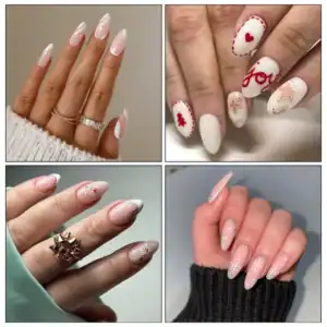 white christmas nails (1)