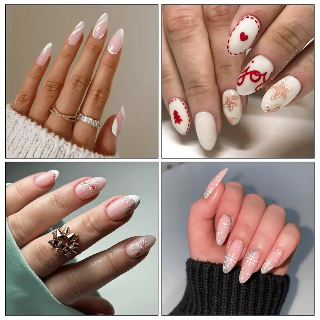 white christmas nails (1)
