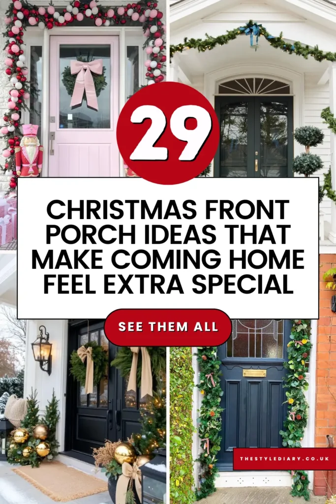 Christmas front porch ideas