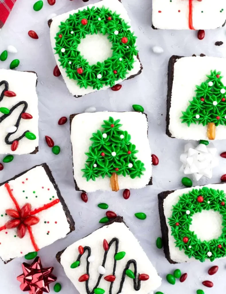 Festive Christmas Brownies