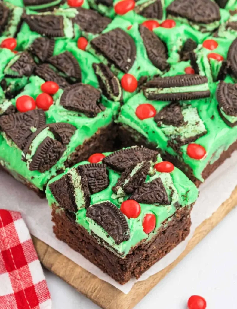 Grinch Brownies