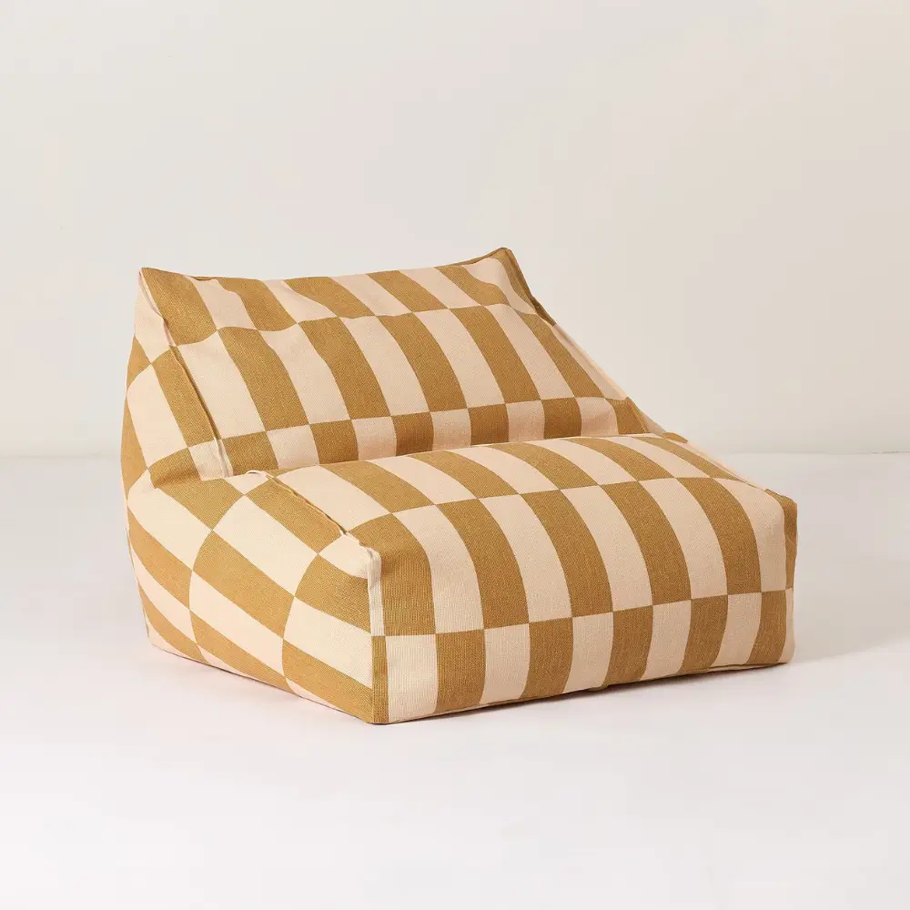 Mustard Armchair Beanbag
