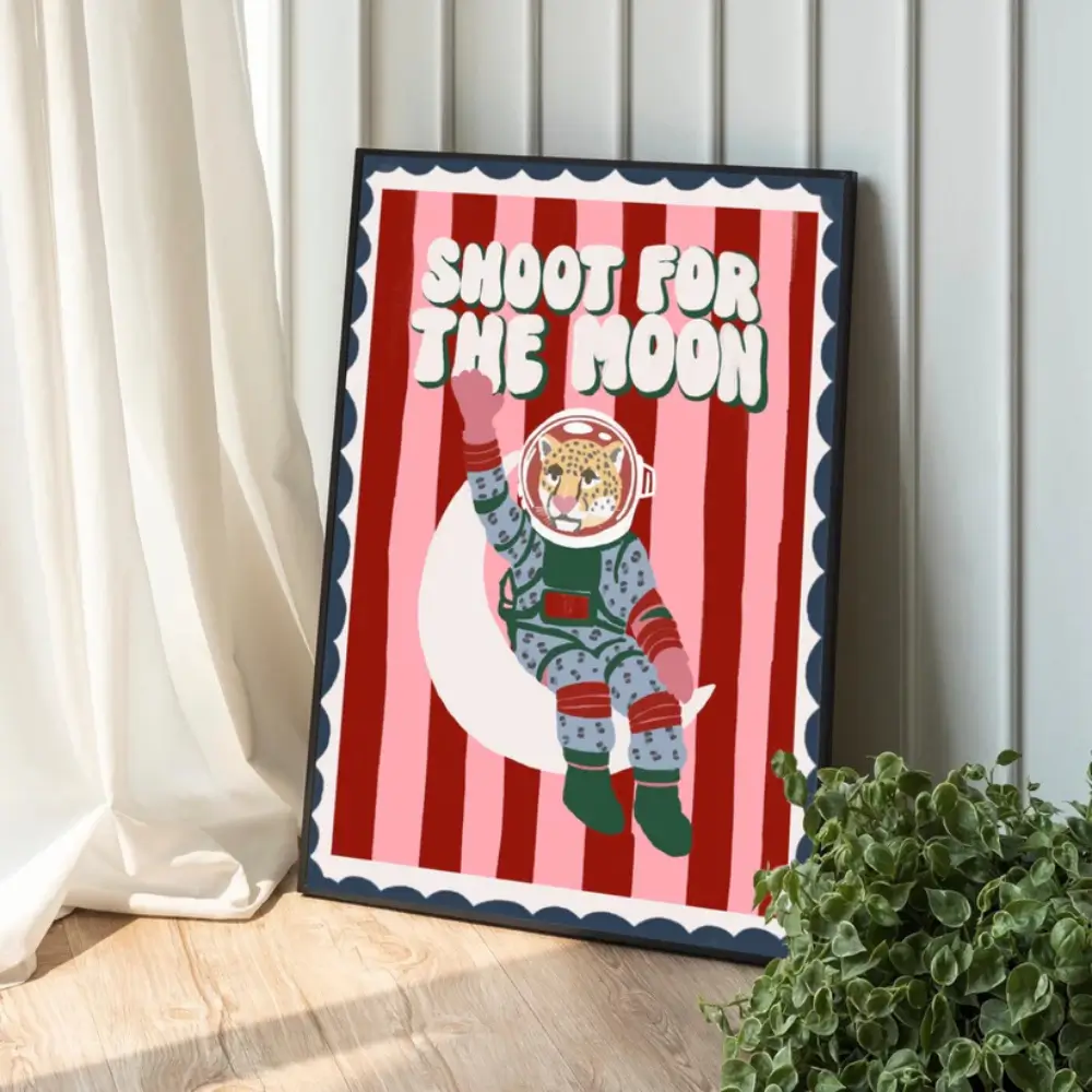 'Shoot For The Moon' Art Print