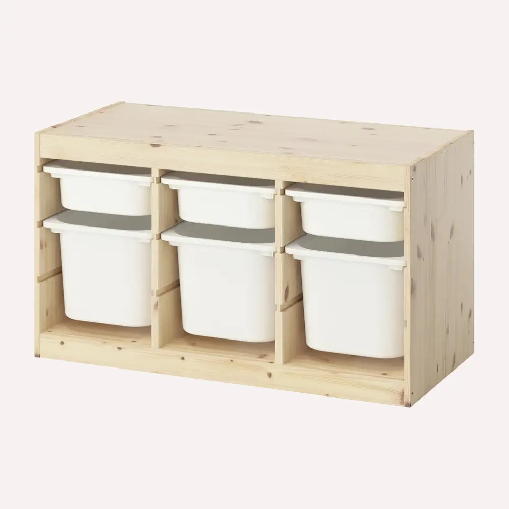 TROFAST Storage combination with boxes