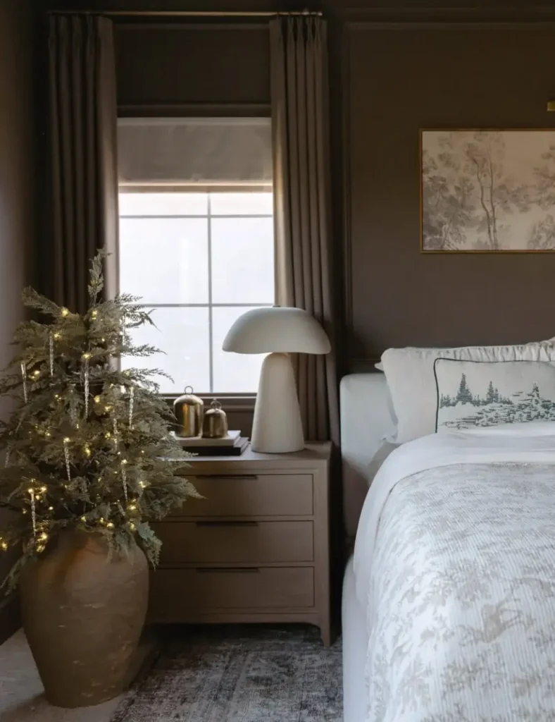 cosy Christmas bedroom ideas (2)