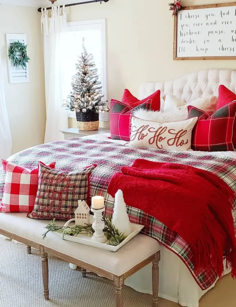 cosy Christmas bedroom ideas (4)