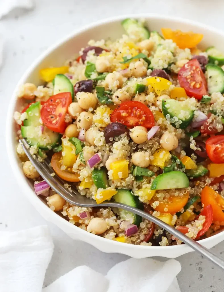 Big Fat Greek Quinoa Salad. QUINOA SALAD RECIPES