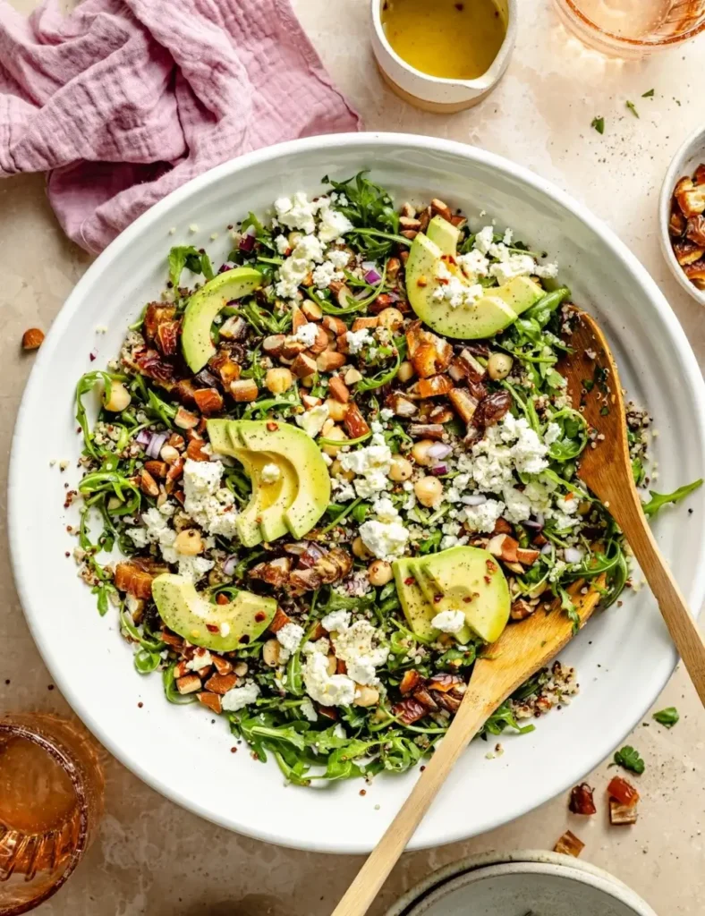 Chickpea Arugula Quinoa Salad