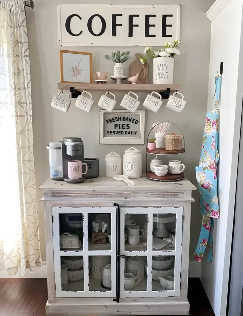 Coffee Bar Hutch Coffee Bar Ideas