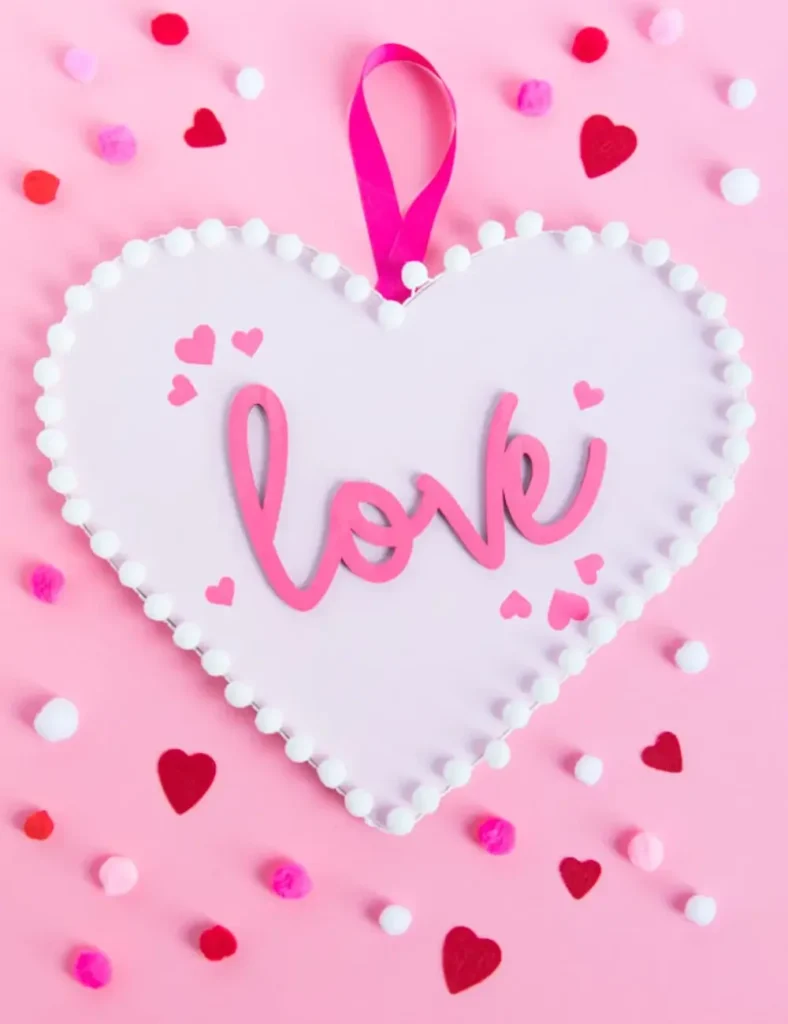 DIY Wood Heart Decor