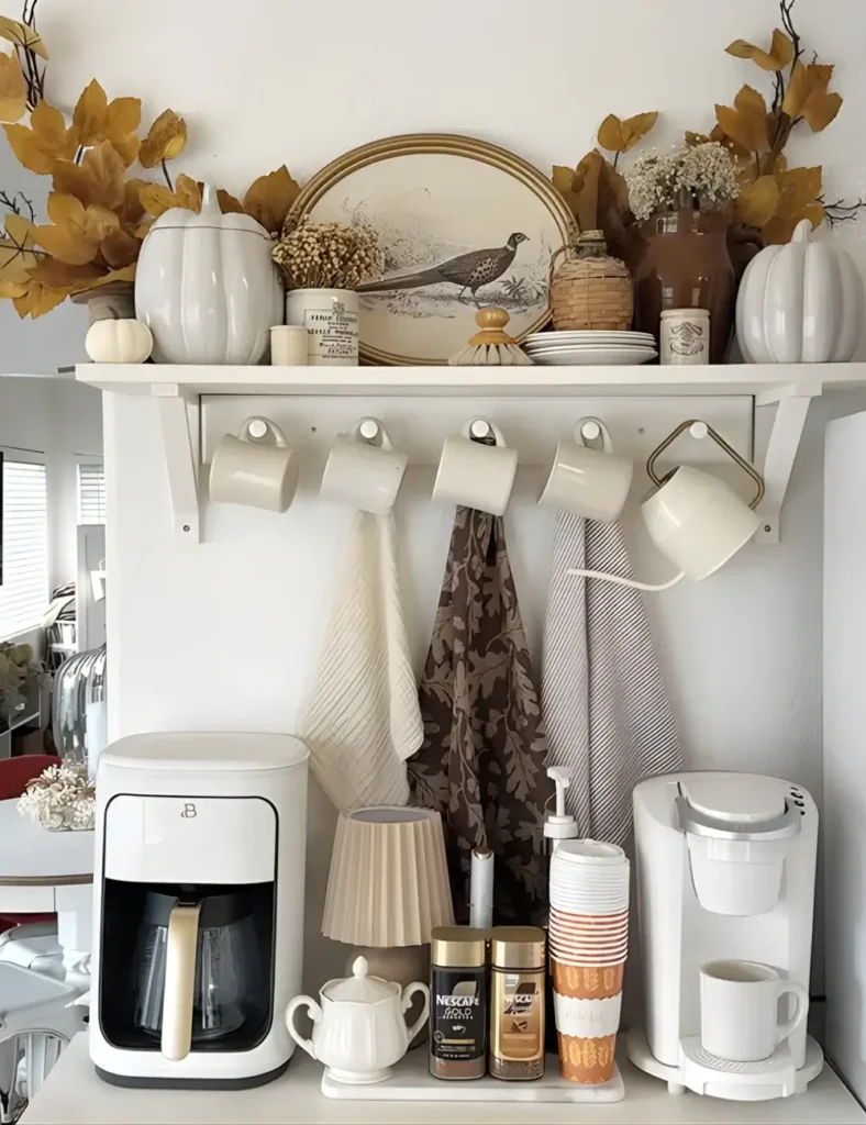 Fall-inspired Coffee Bar Ideas