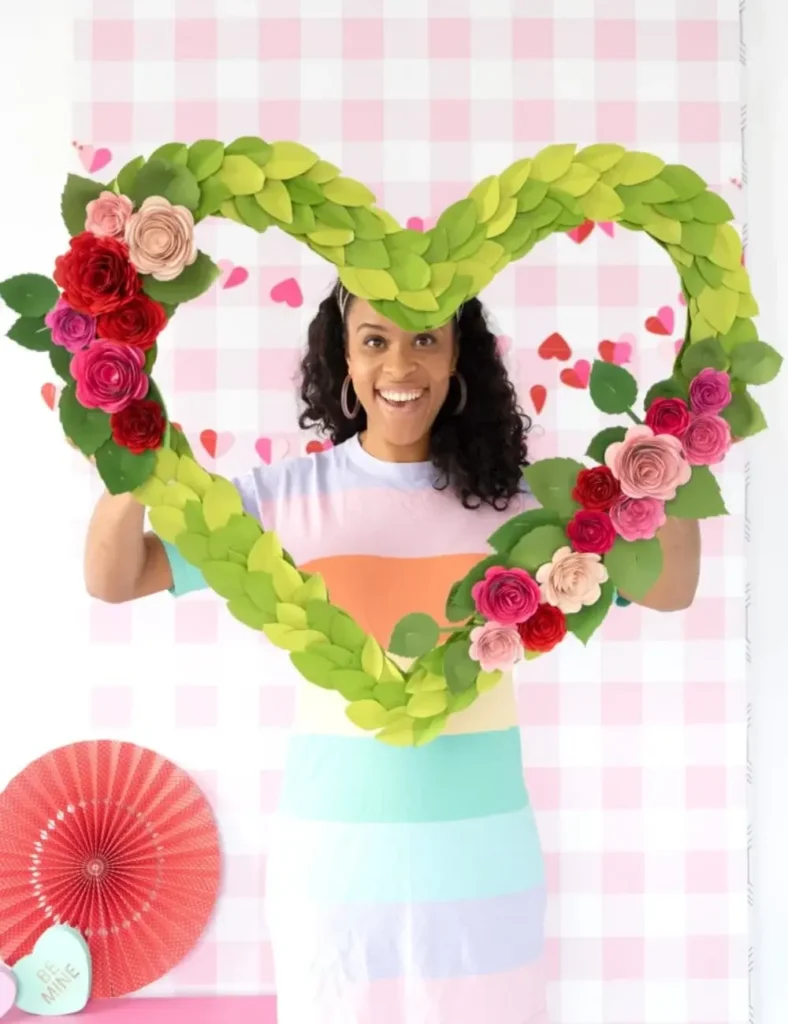 Giant Valentine’s Day Wreath