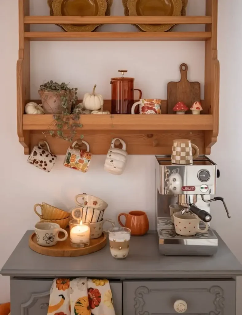Pumpkin-themed Coffee Bar Ideas