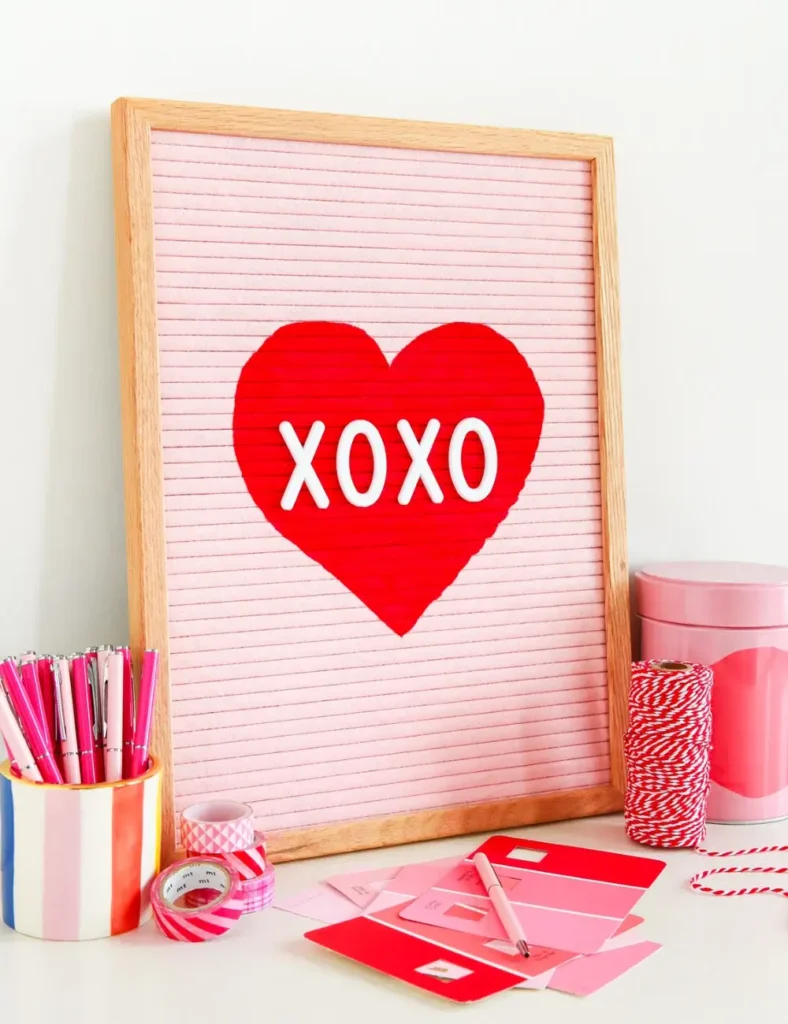 Valentine’s Day Letter Board