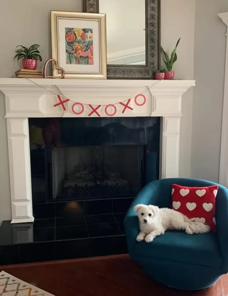 Valentine's Day Mantel Decor Ideas
