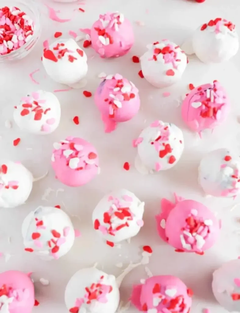 Valentines Day Oreo Cake Balls